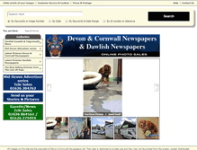 Tablet Screenshot of devonandcornwallnewspapers.newsprints.co.uk